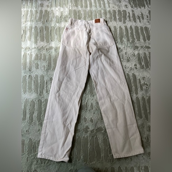 BDG Urban Outfitters High-Rise Baggy Ivory Jeans size 24 - Picture 4 of 9